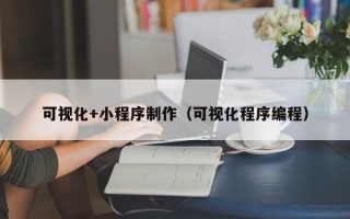 晋城可视化+小程序制作（可视化程序编程）